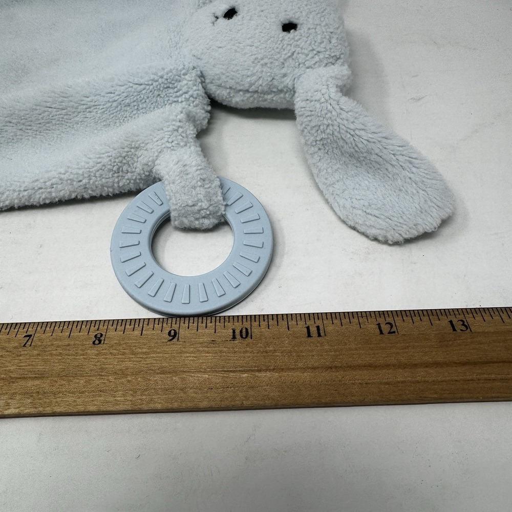 Bella Tunno Blue Dog Lovey Rattle Silicone Teether Rings Baby‎ - Picture 10 of 12
